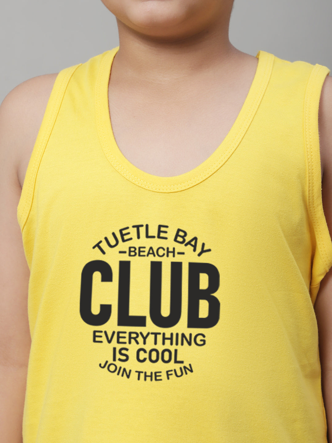 Boys Club Printed Regular Fit Vest - Friskers
