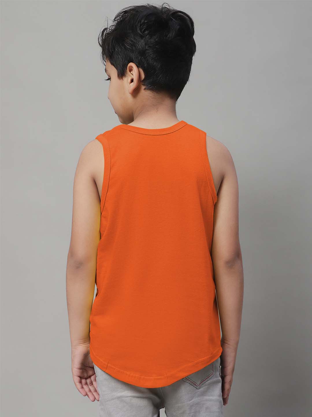 Boys Tiger Printed Regular Fit Vest - Friskers