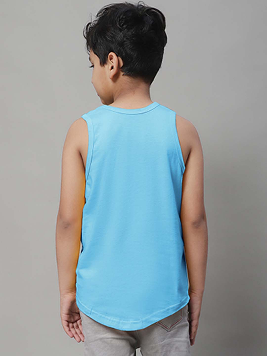 Boys Tiger Printed Regular Fit Vest - Friskers