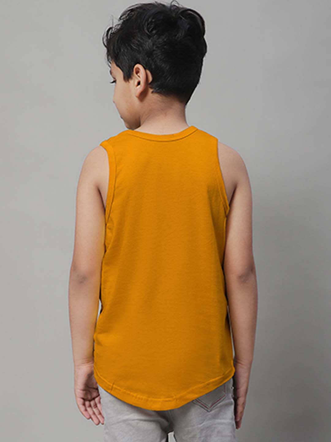Boys Tiger Printed Regular Fit Vest - Friskers