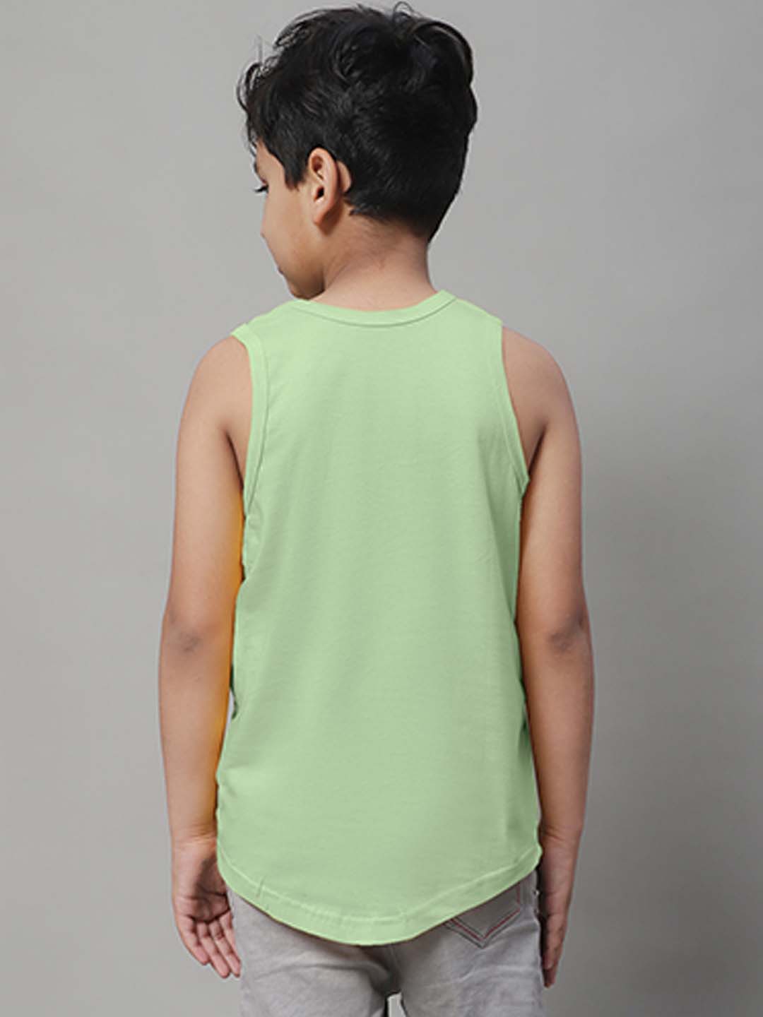 Boys Tiger Printed Regular Fit Vest - Friskers