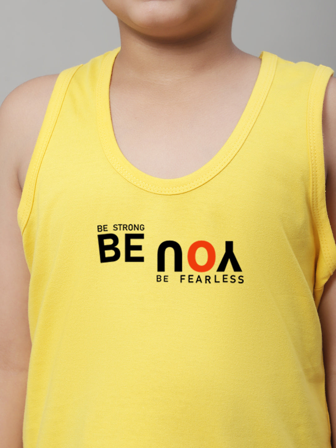 Boys Be You Printed Regular Fit Vest - Friskers