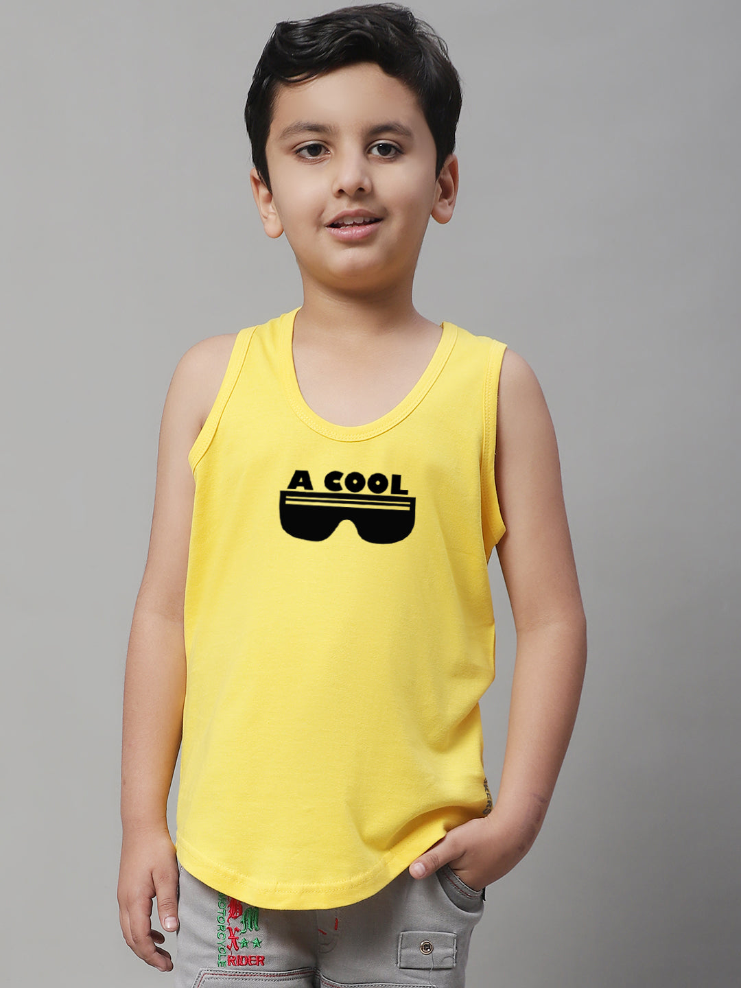 Boys Cool Printed Regular Fit Vest - Friskers