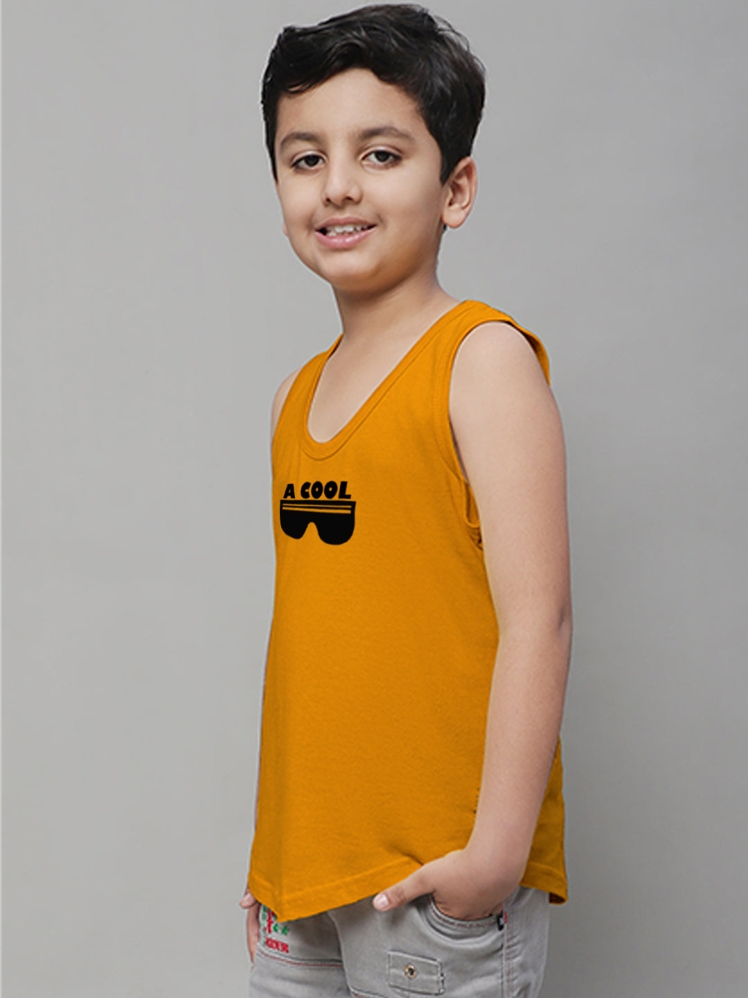 Boys Cool Printed Regular Fit Vest - Friskers