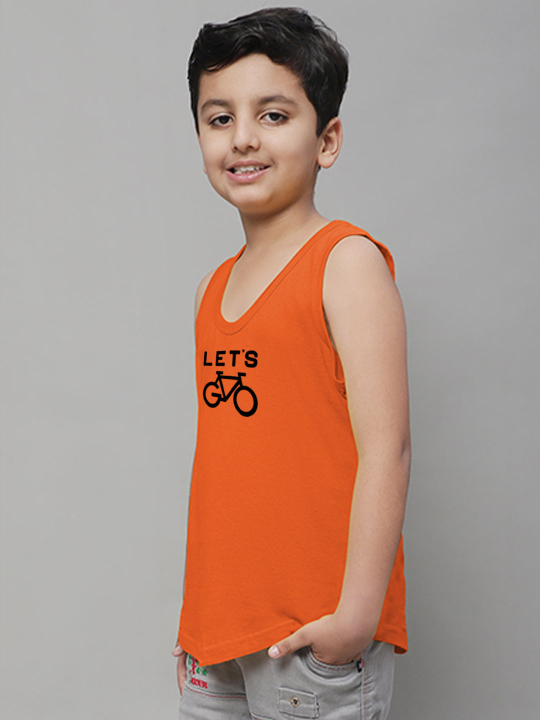 Boys Lets Printed Regular Fit Vest - Friskers