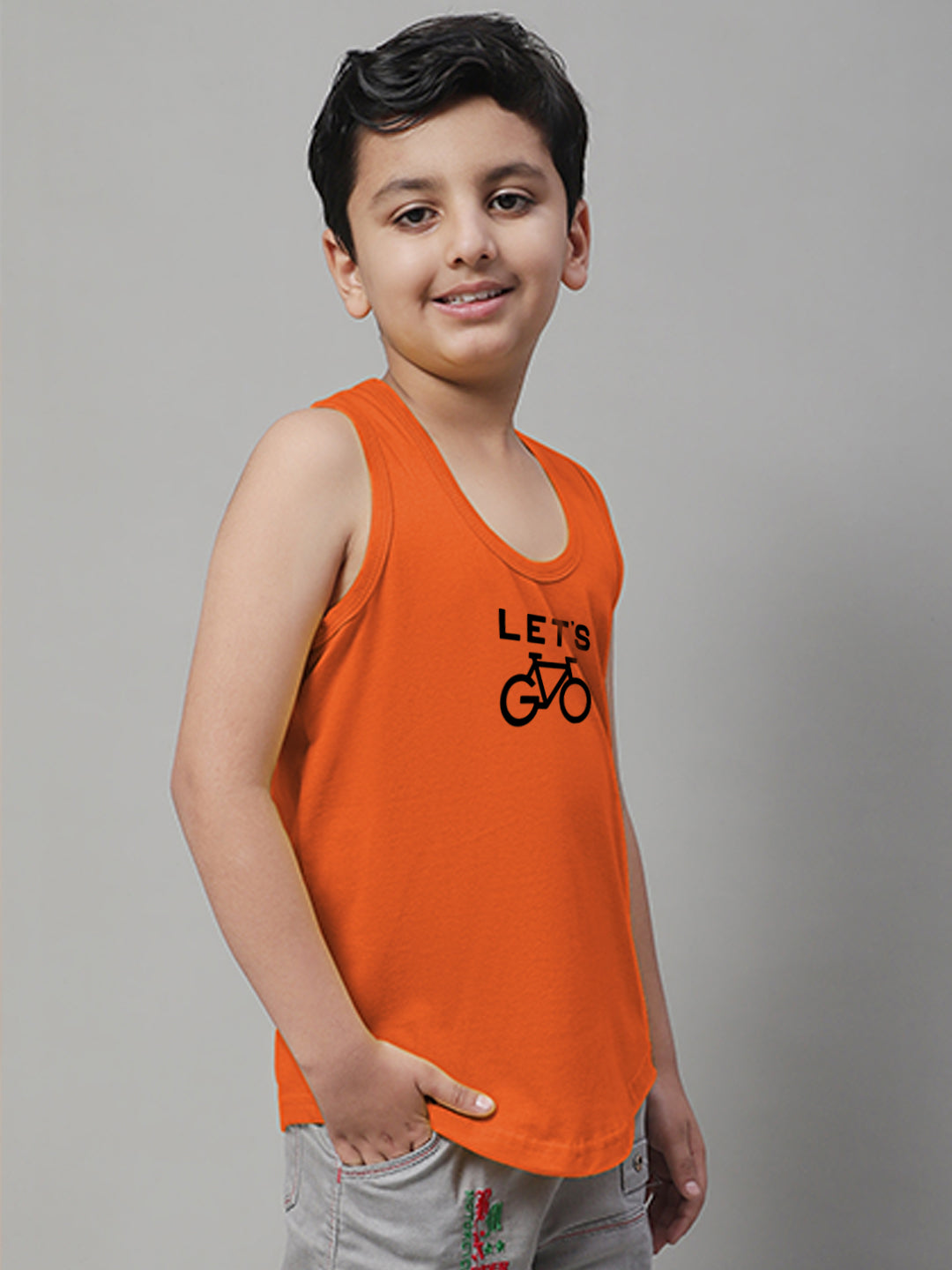 Boys Lets Printed Regular Fit Vest - Friskers