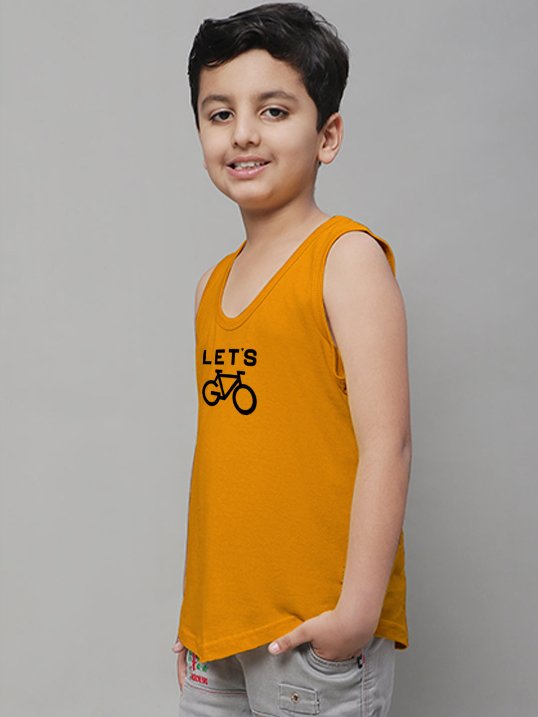 Boys Lets Printed Regular Fit Vest - Friskers