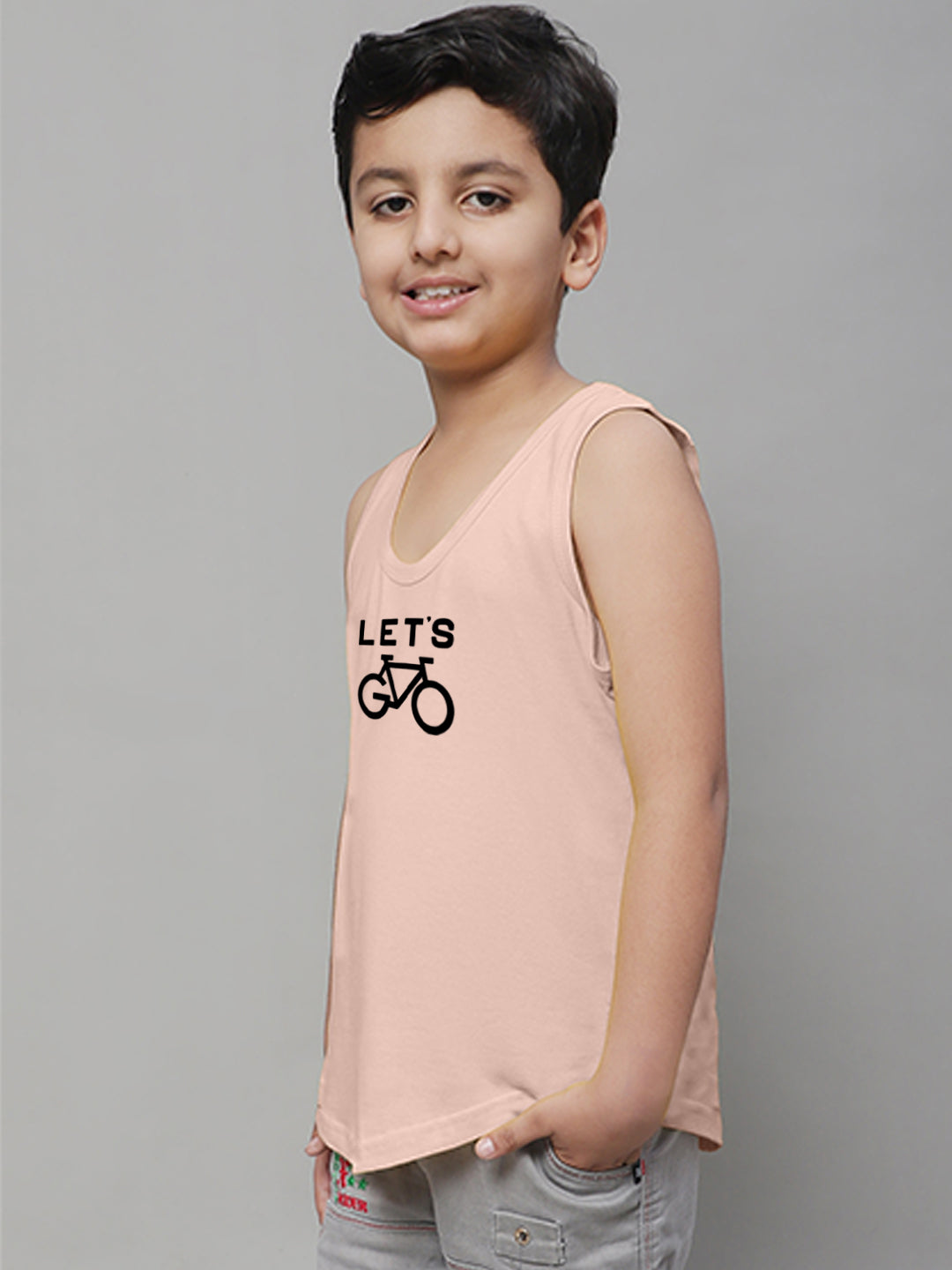Boys Lets Printed Regular Fit Vest - Friskers