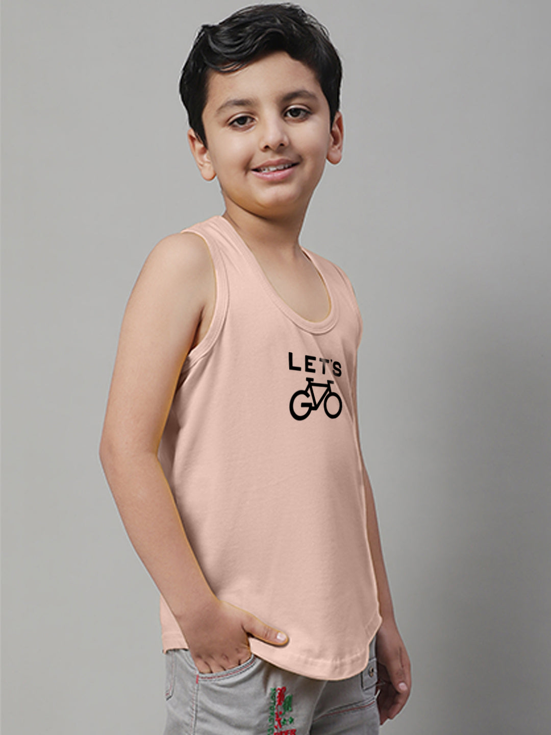 Boys Lets Printed Regular Fit Vest - Friskers