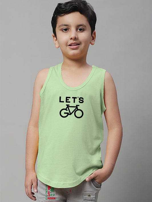 Boys Lets Printed Regular Fit Vest - Friskers
