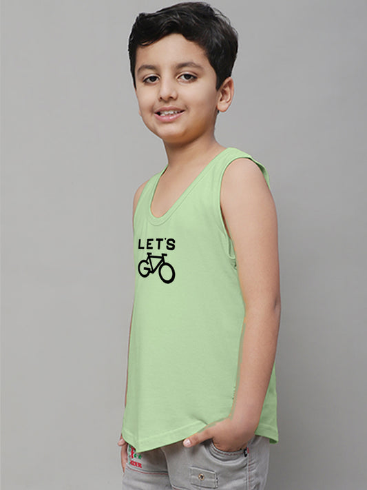 Boys Lets Printed Regular Fit Vest - Friskers
