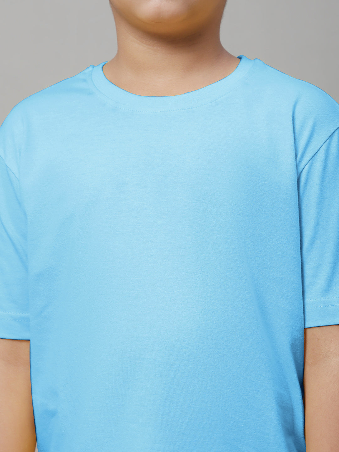 Pure Cotton Half Sleeves Round Neck 2-7Y Boys T-Shirt - Friskers