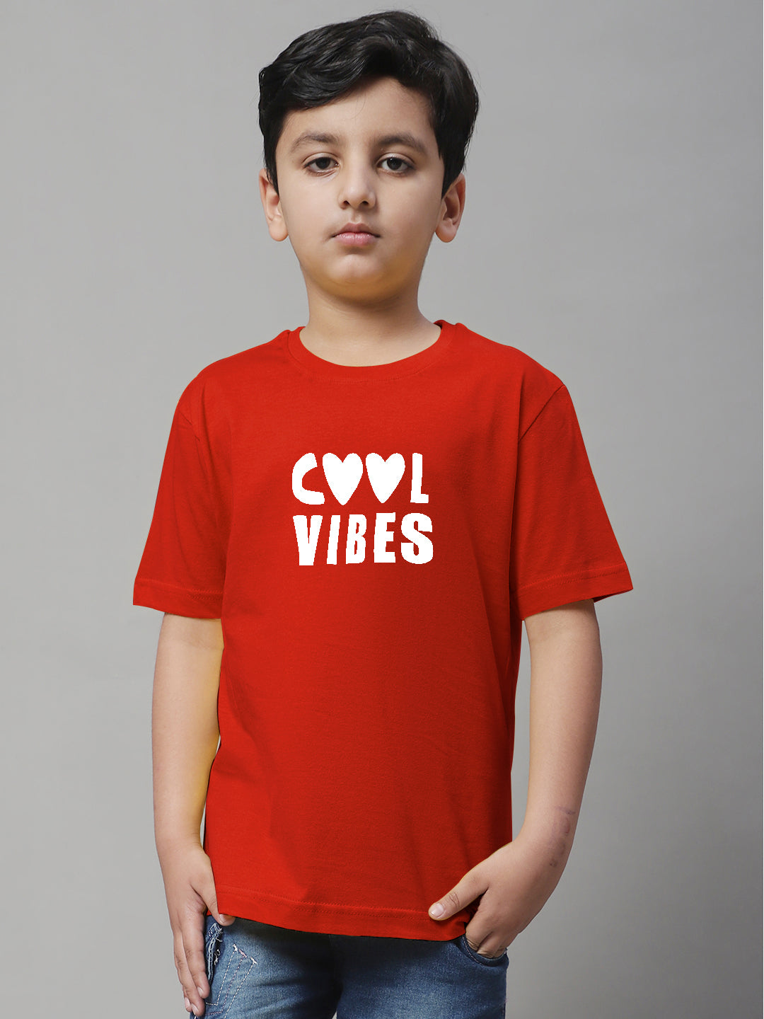 Boys Cool Vibes Regular Fit Printed T-Shirt - Friskers