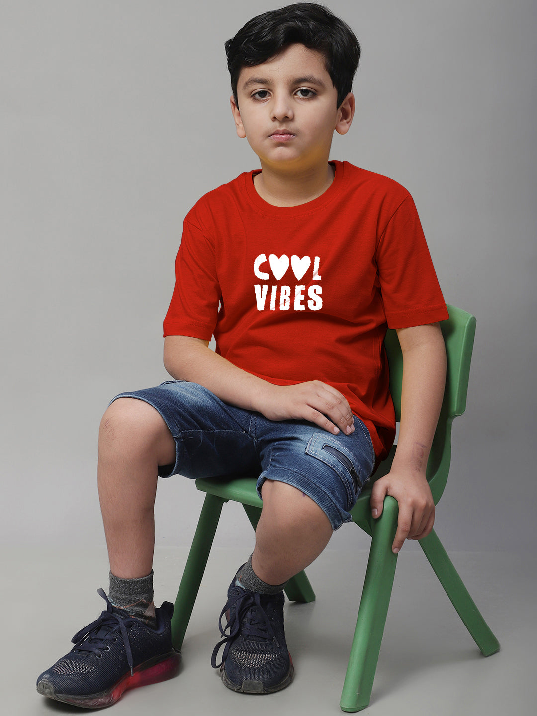 Boys Cool Vibes Regular Fit Printed T-Shirt - Friskers