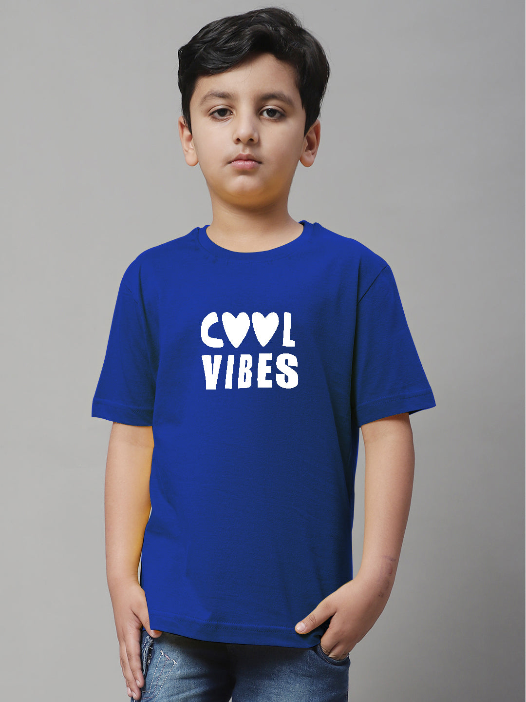 Boys Cool Vibes Regular Fit Printed T-Shirt - Friskers