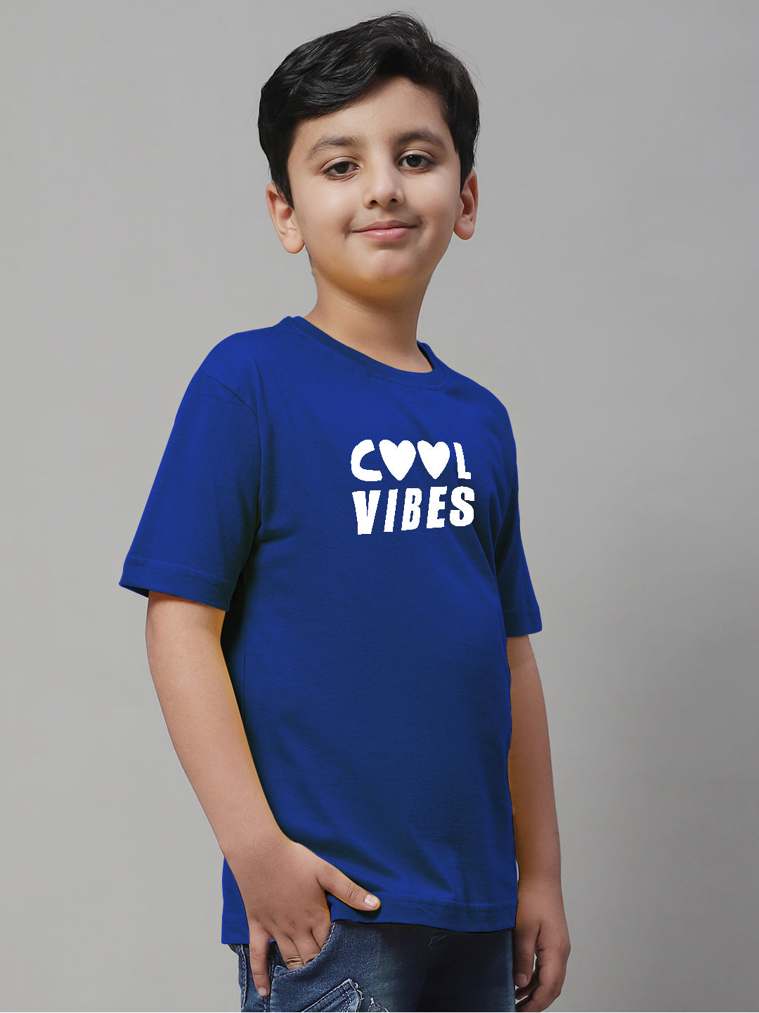 Boys Cool Vibes Regular Fit Printed T-Shirt - Friskers