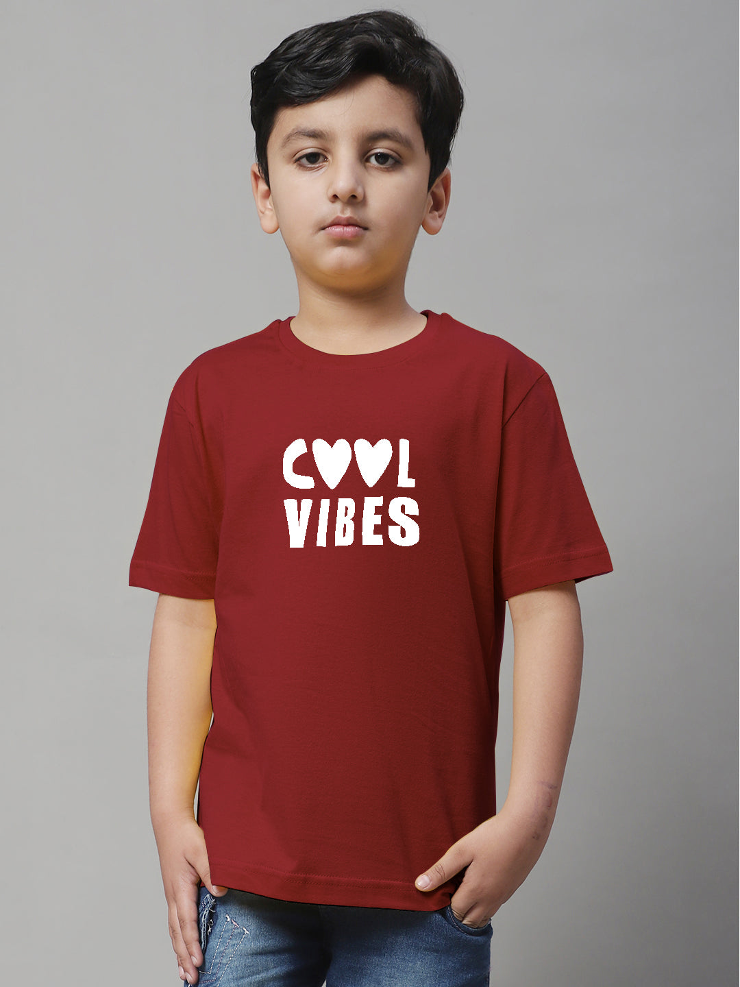 Boys Cool Vibes Regular Fit Printed T-Shirt - Friskers