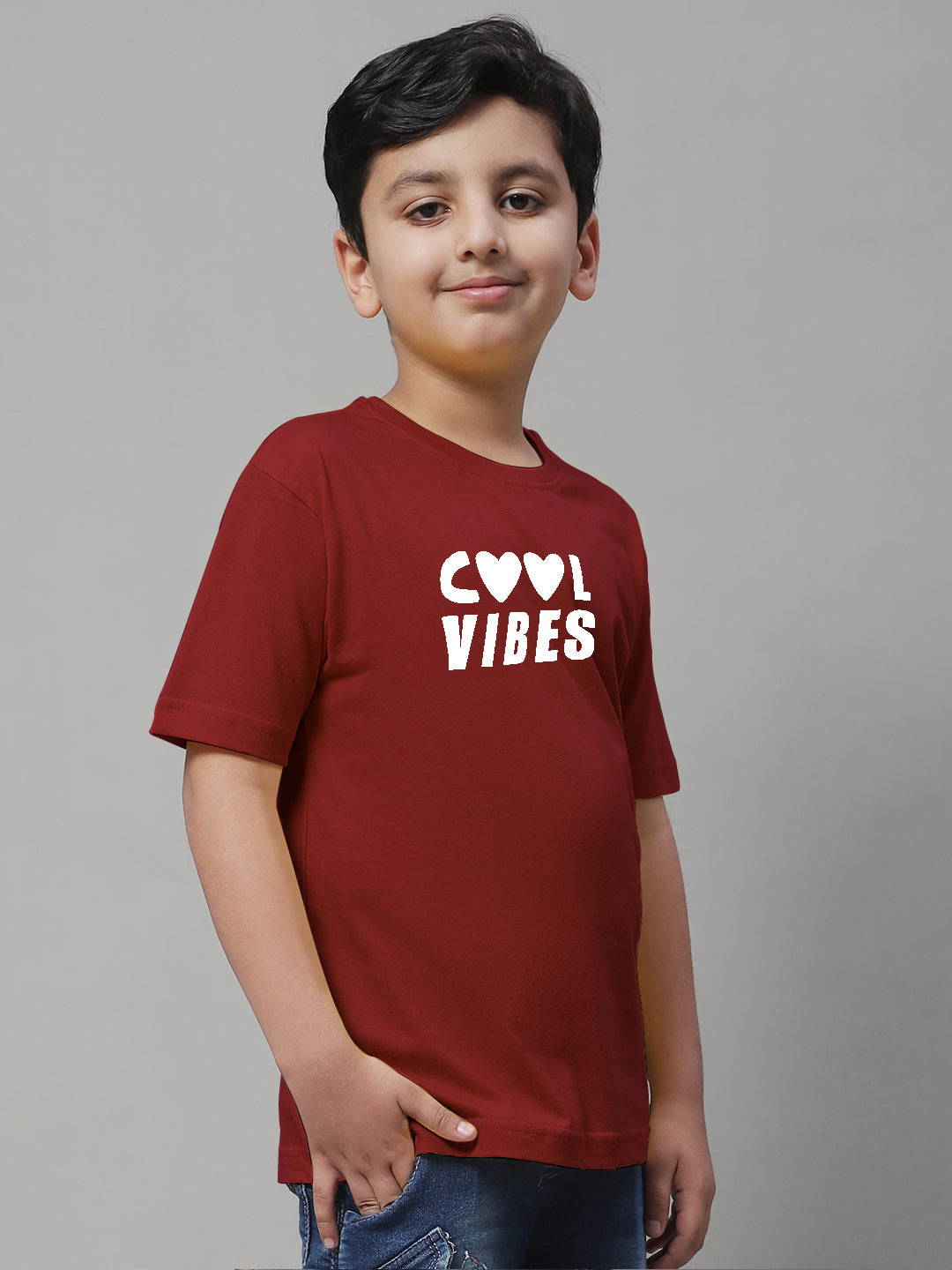 Boys Cool Vibes Regular Fit Printed T-Shirt - Friskers