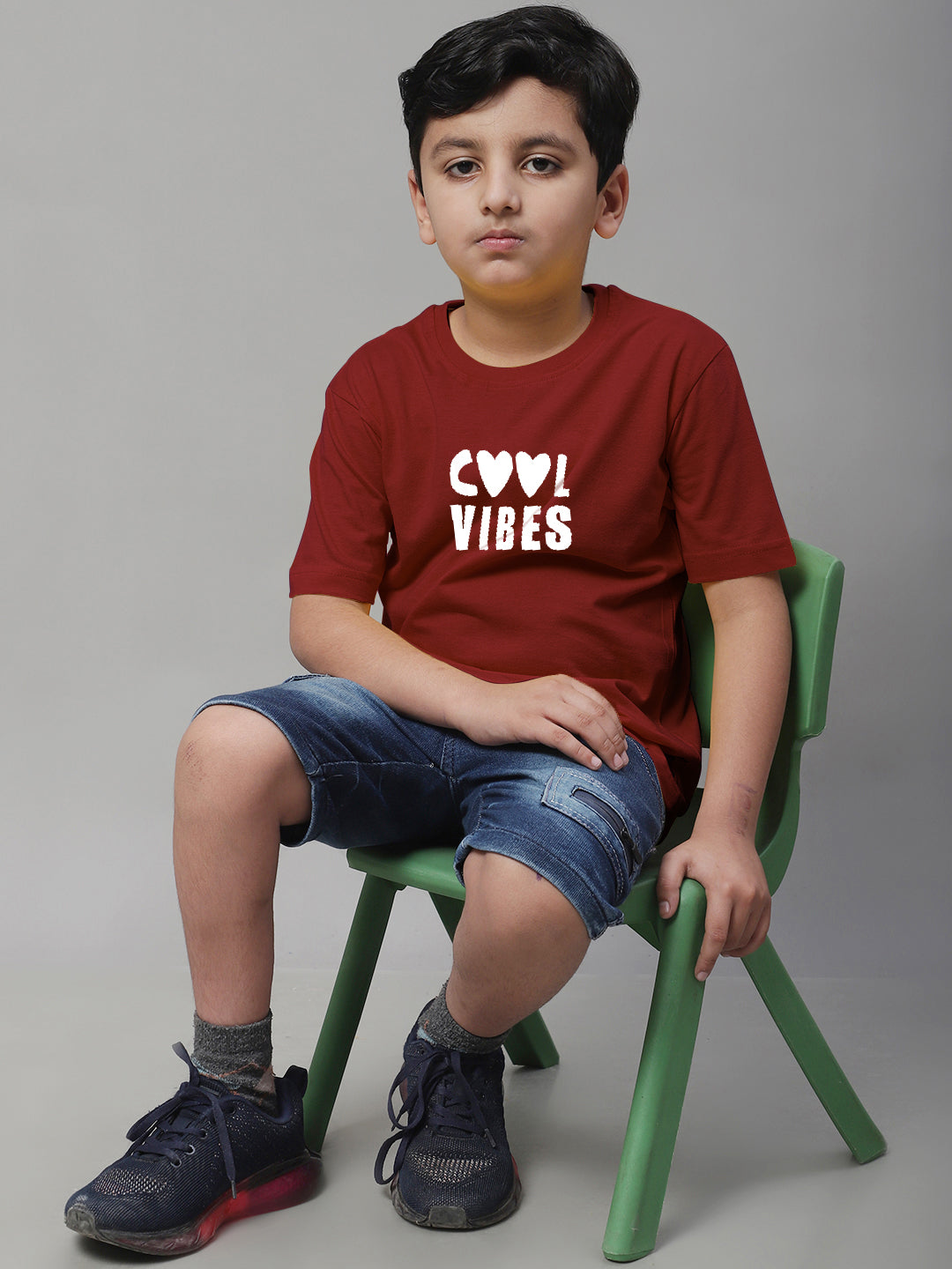 Boys Cool Vibes Regular Fit Printed T-Shirt - Friskers