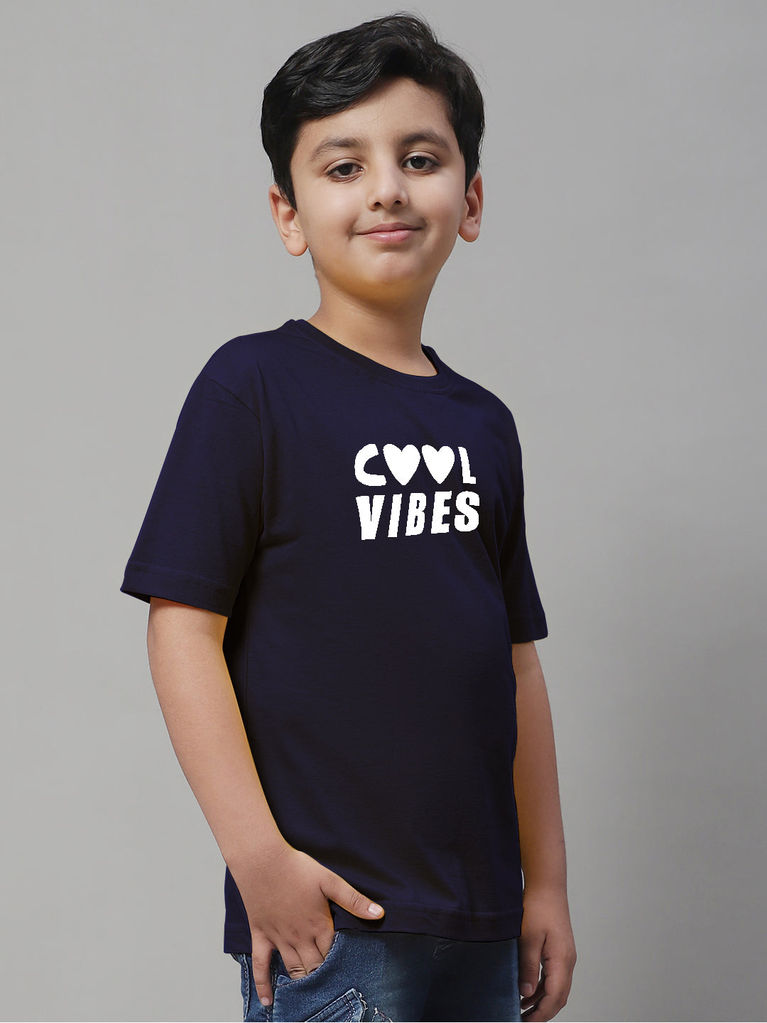 Boys Cool Vibes Regular Fit Printed T-Shirt - Friskers