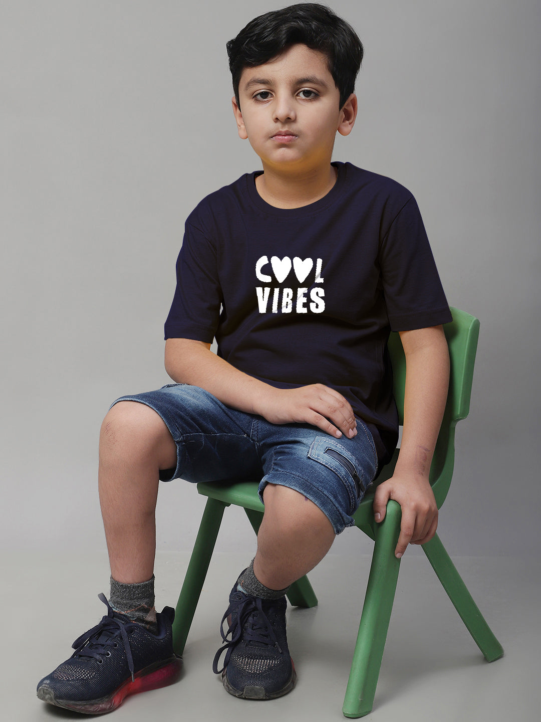 Boys Cool Vibes Regular Fit Printed T-Shirt - Friskers
