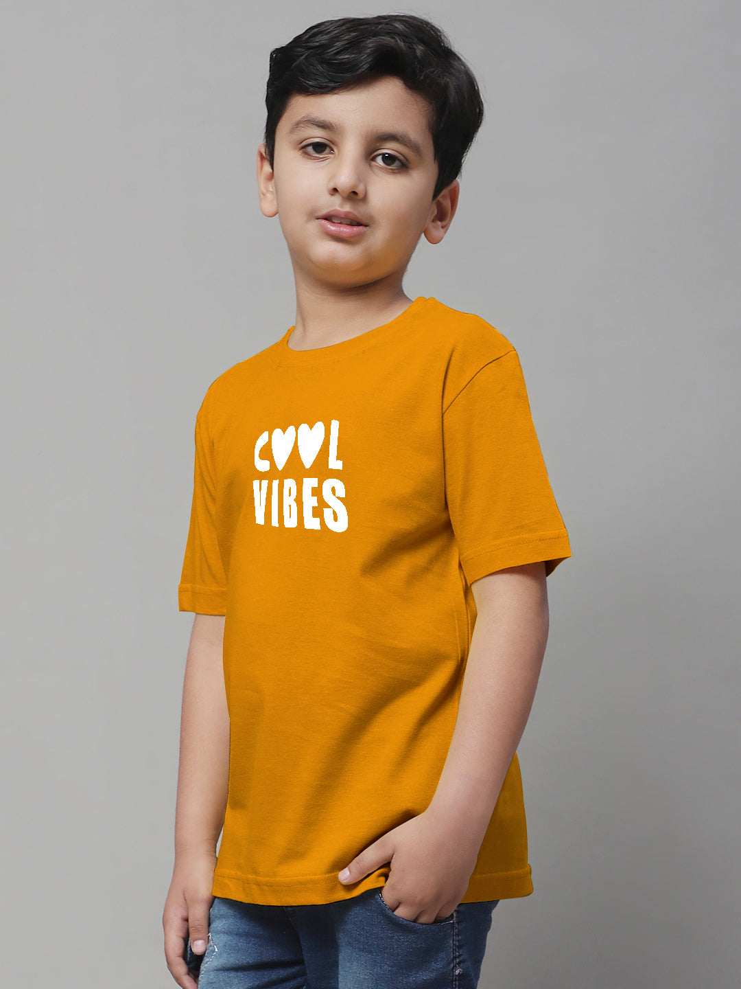 Boys Cool Vibes Regular Fit Printed T-Shirt - Friskers