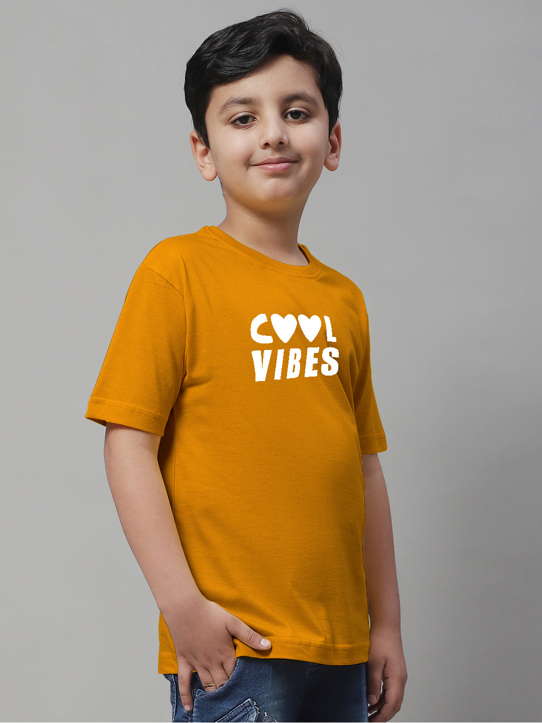 Boys Cool Vibes Regular Fit Printed T-Shirt - Friskers