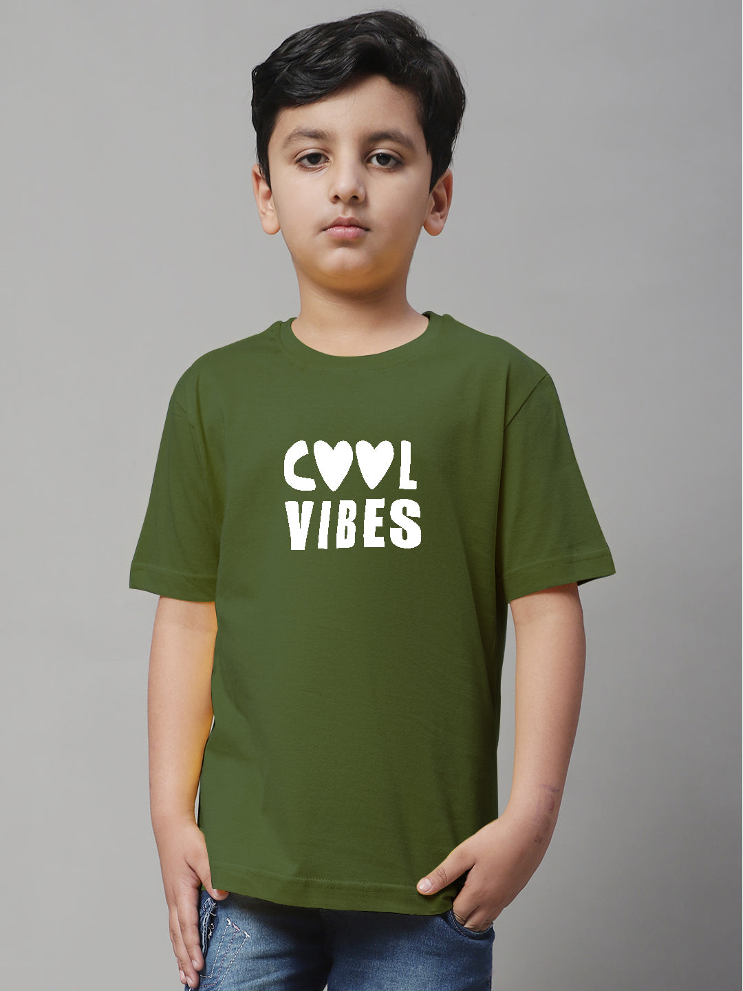 Boys Cool Vibes Regular Fit Printed T-Shirt - Friskers