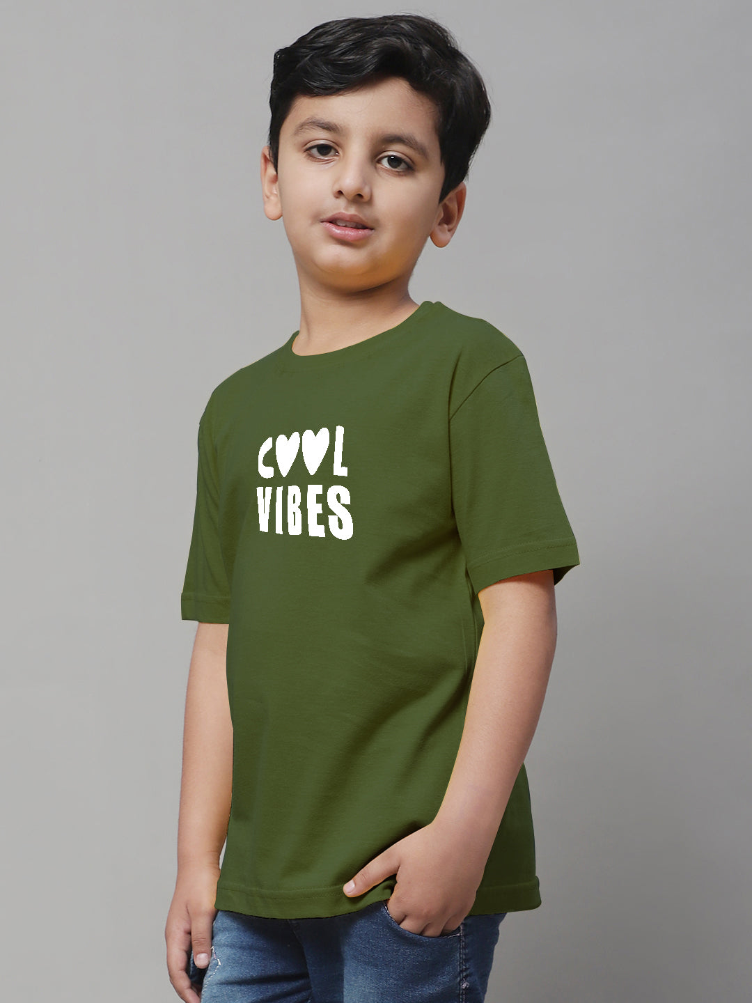 Boys Cool Vibes Regular Fit Printed T-Shirt - Friskers