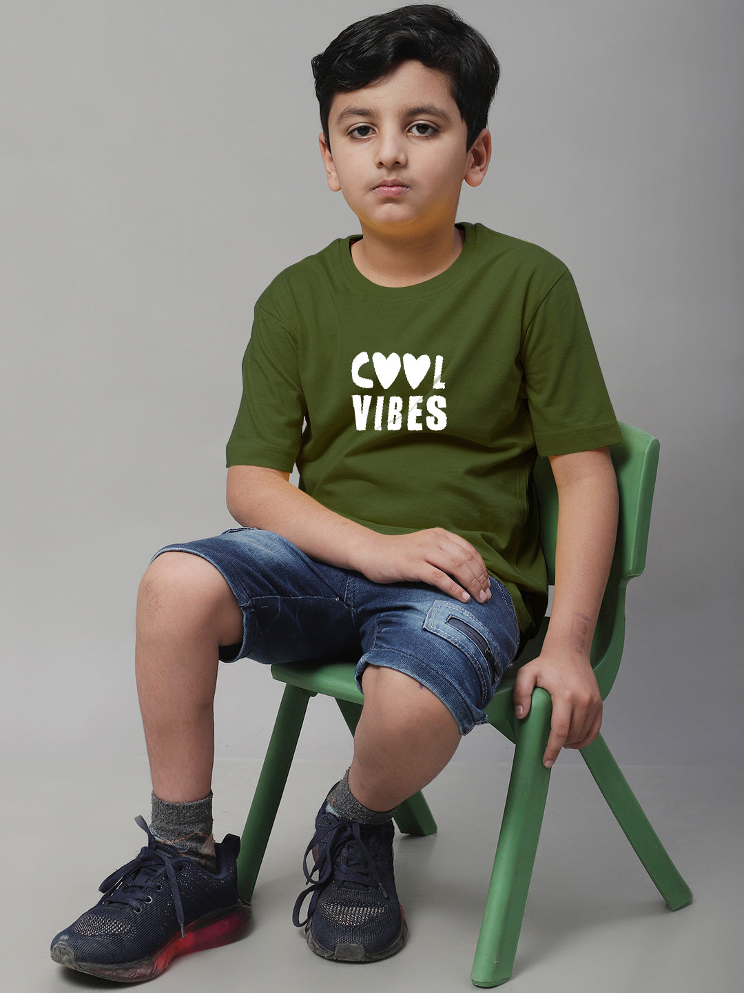 Boys Cool Vibes Regular Fit Printed T-Shirt - Friskers