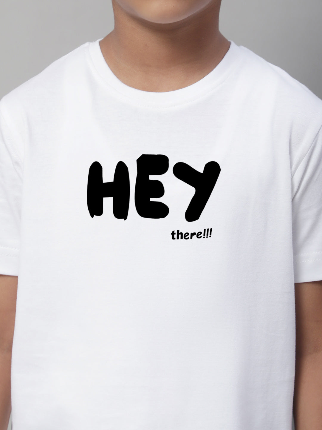 Boys Hey Casual Printed Cotton T-Shirt - Friskers