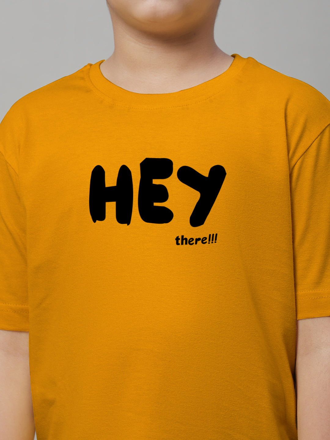 Boys Hey Casual Printed Cotton T-Shirt - Friskers