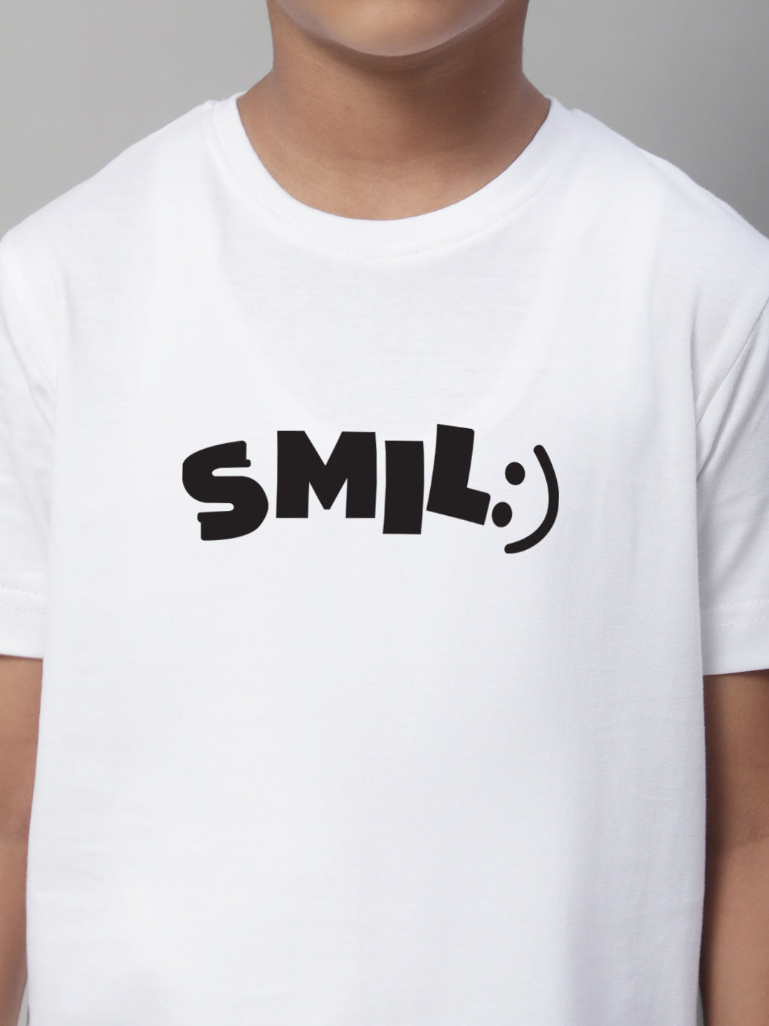 Boys Smile Casual Printed Cotton T-Shirt - Friskers