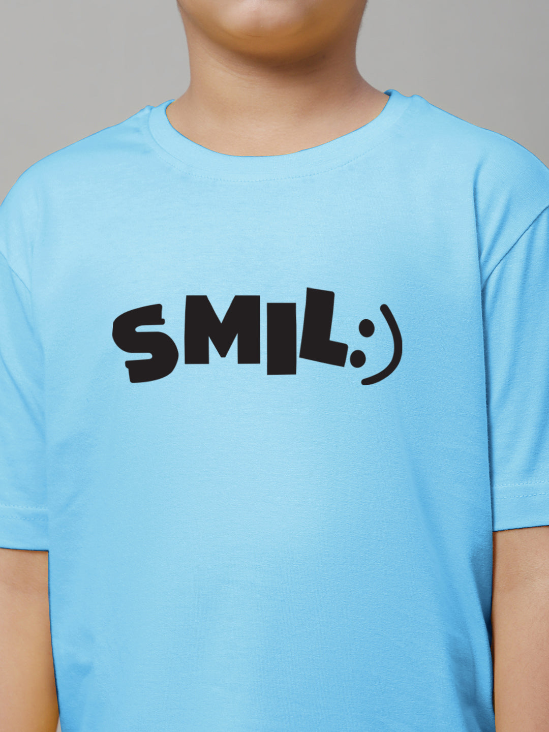 Boys Smile Casual Printed Cotton T-Shirt - Friskers