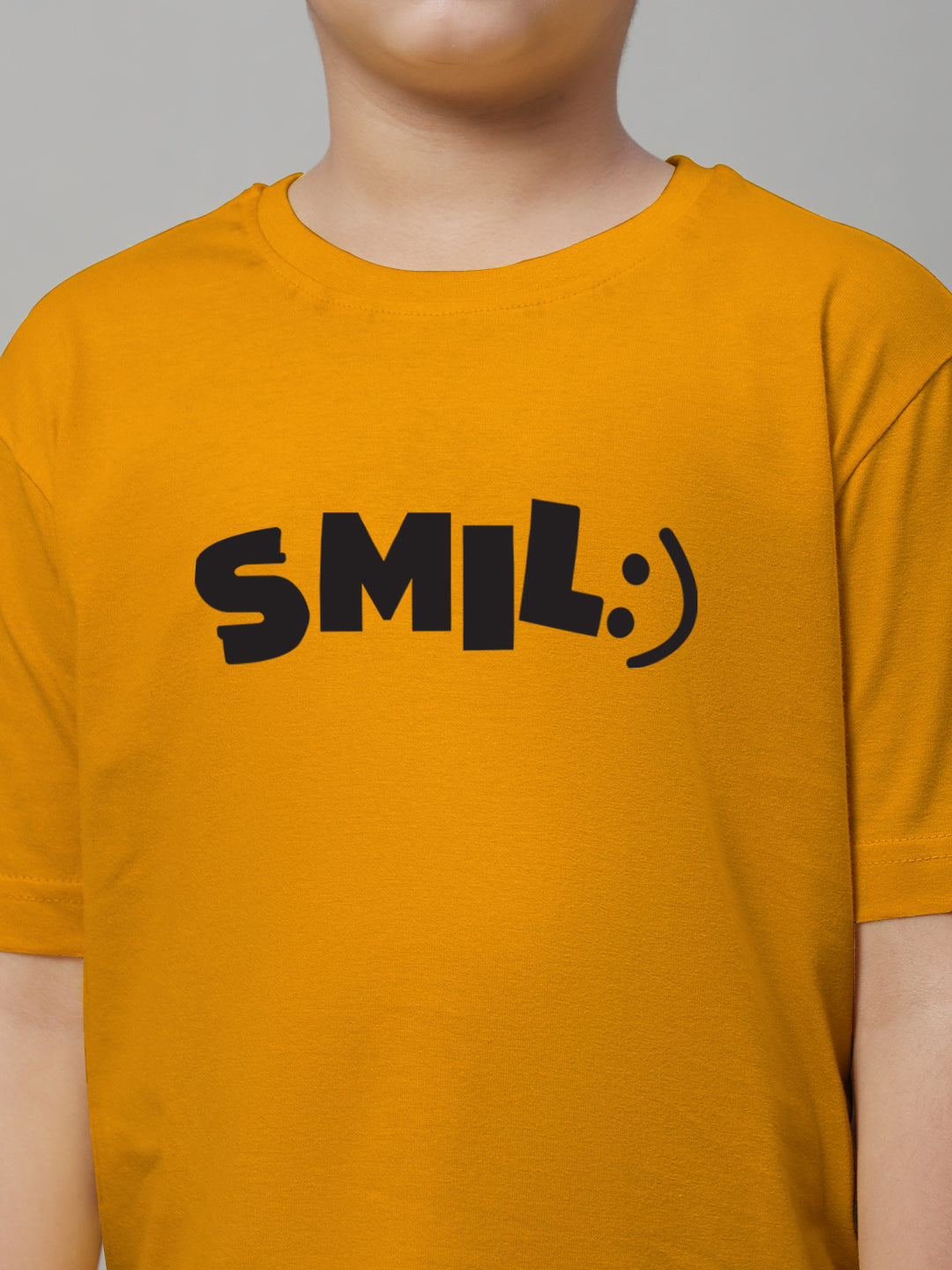Boys Smile Casual Printed Cotton T-Shirt - Friskers