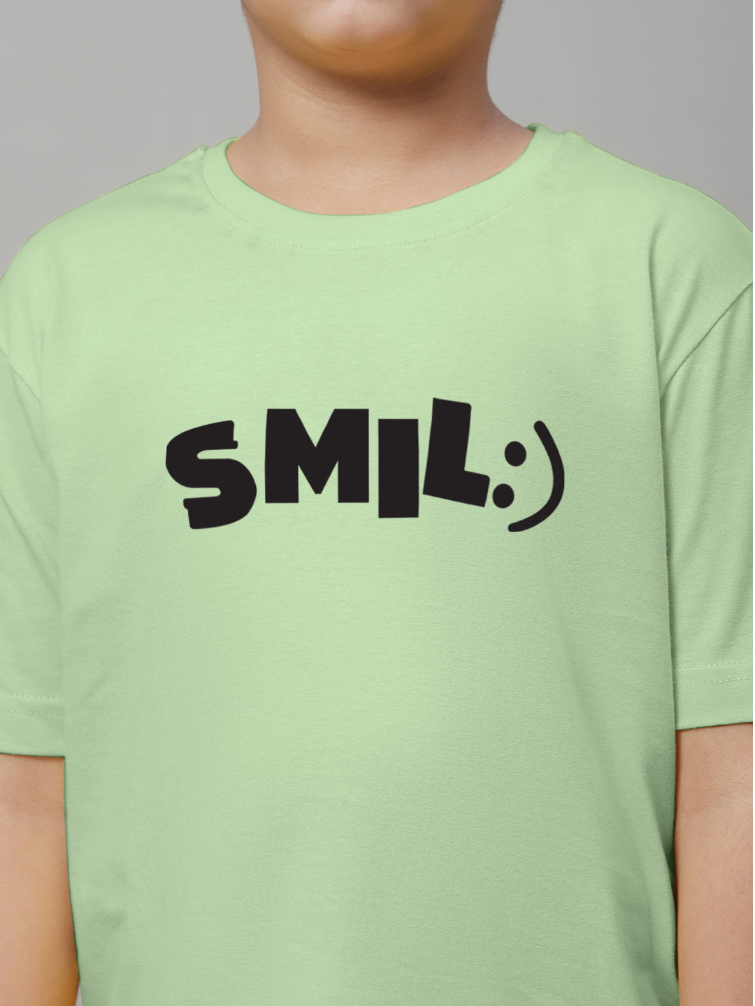 Boys Smile Casual Printed Cotton T-Shirt - Friskers