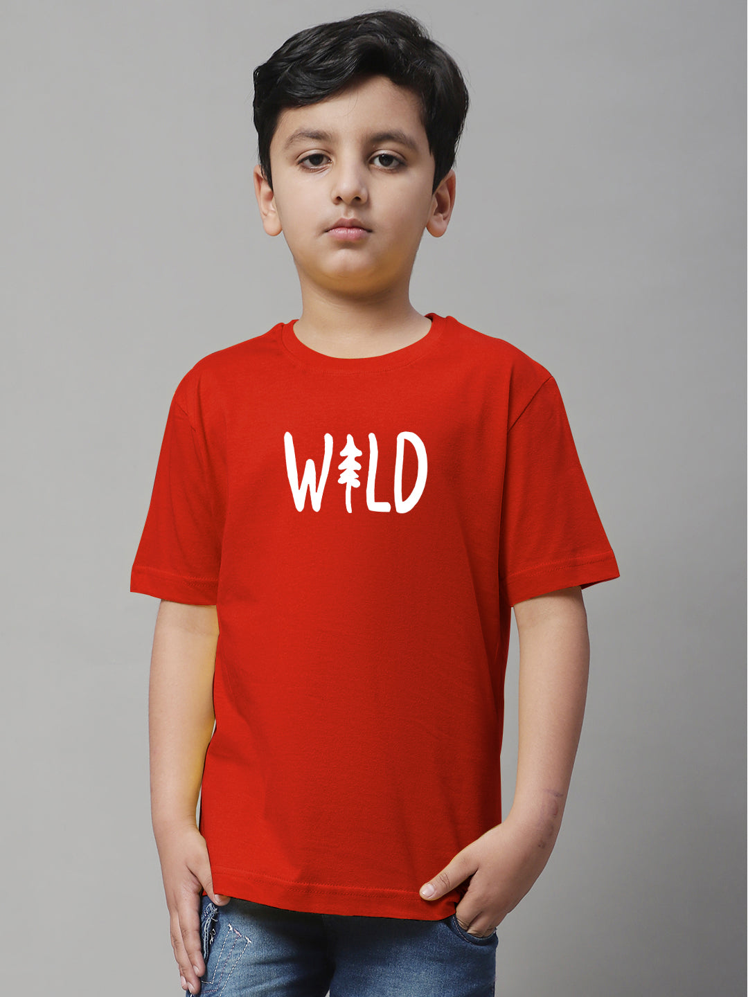Boys Wild Regular Fit Printed T-Shirt - Friskers