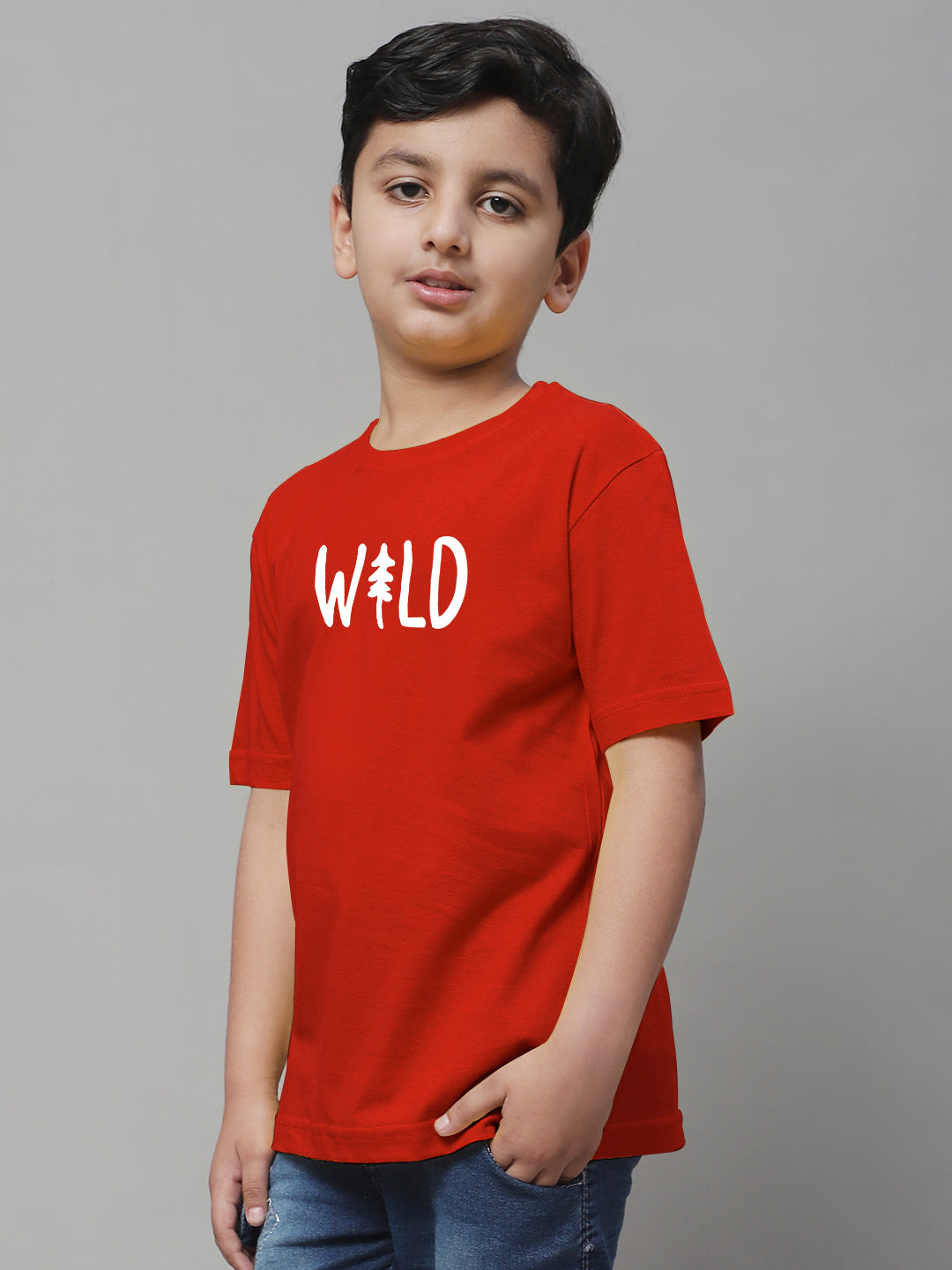 Boys Wild Regular Fit Printed T-Shirt - Friskers