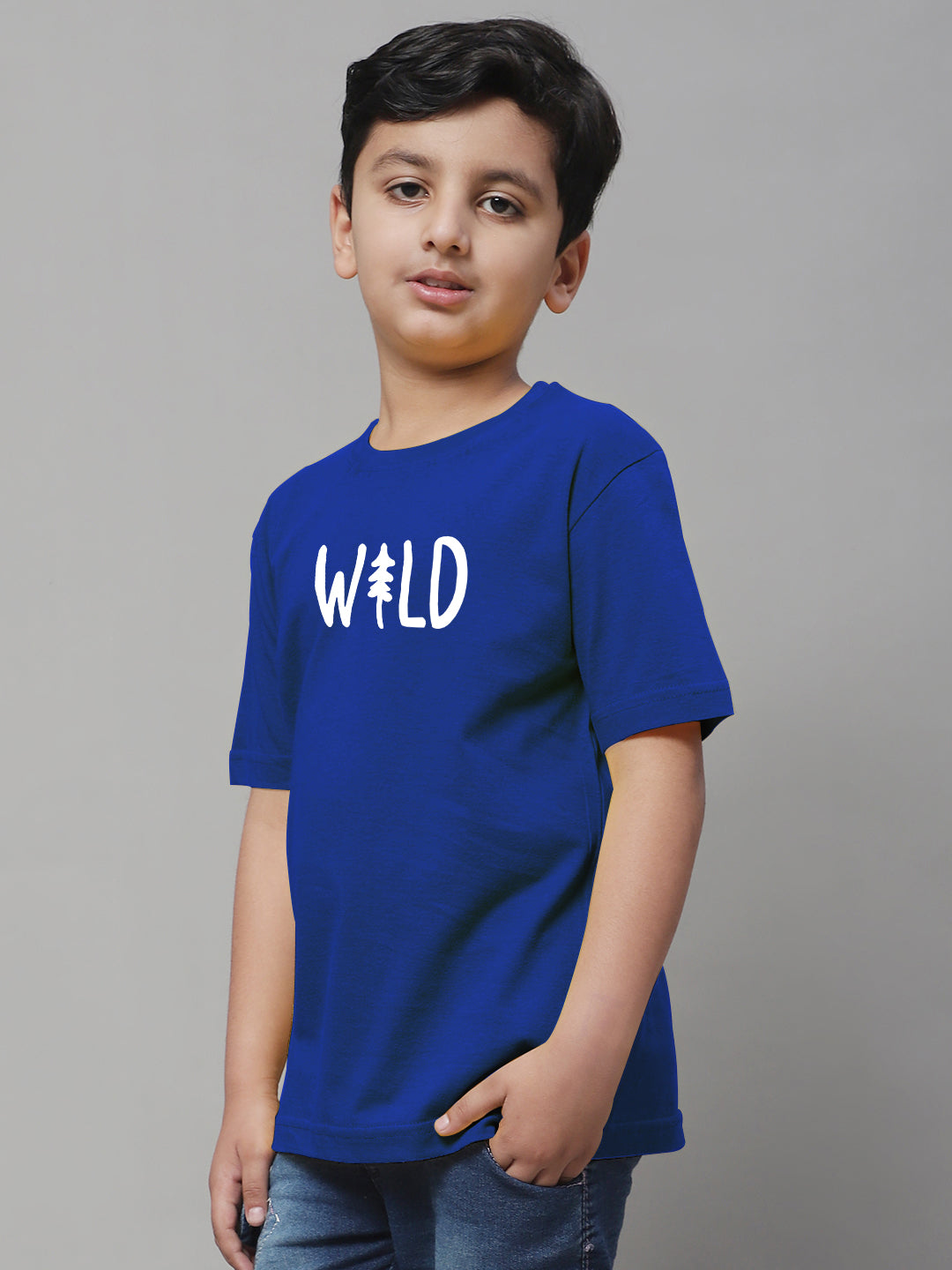 Boys Wild Regular Fit Printed T-Shirt - Friskers
