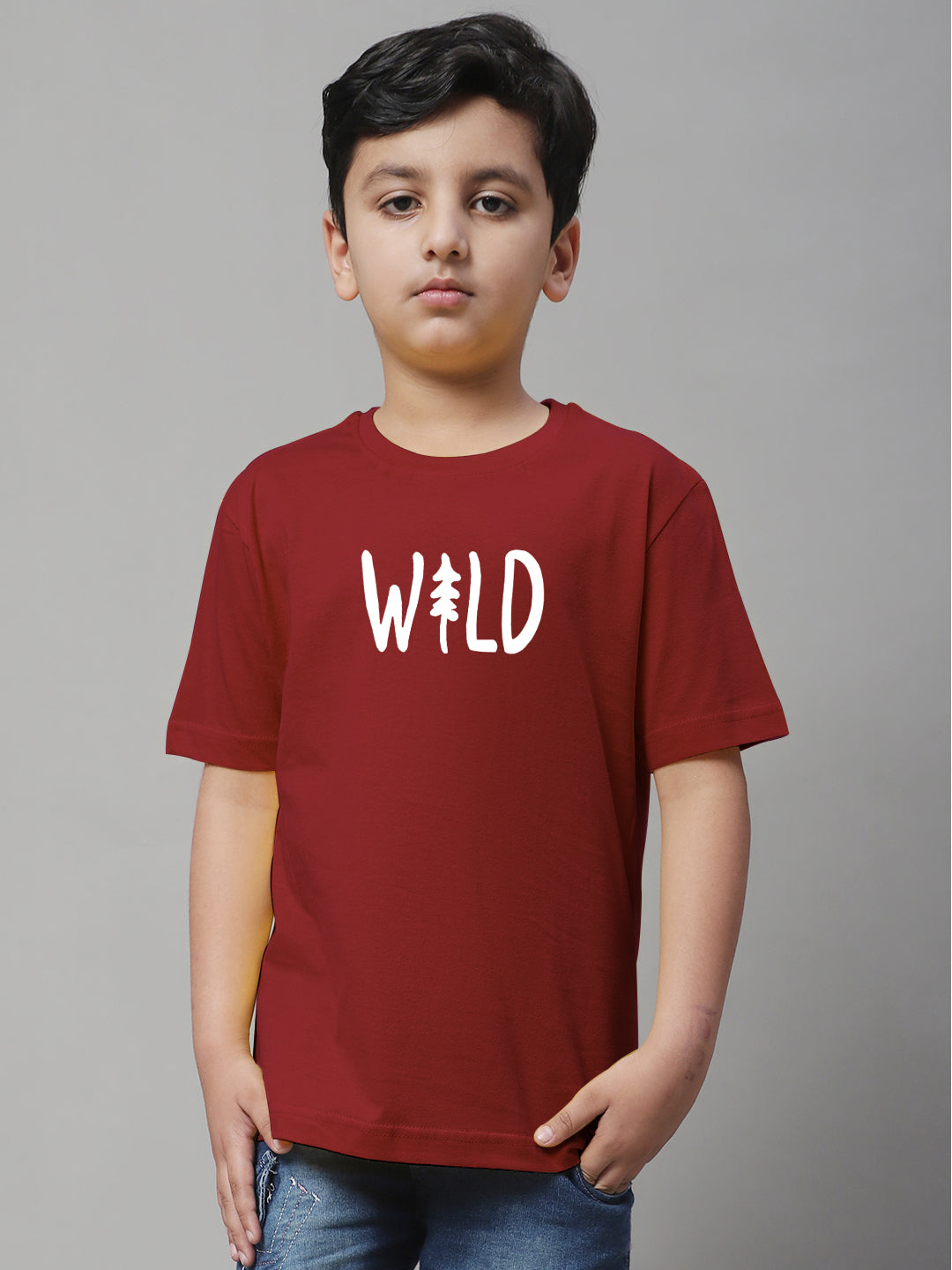 Boys Wild Regular Fit Printed T-Shirt - Friskers