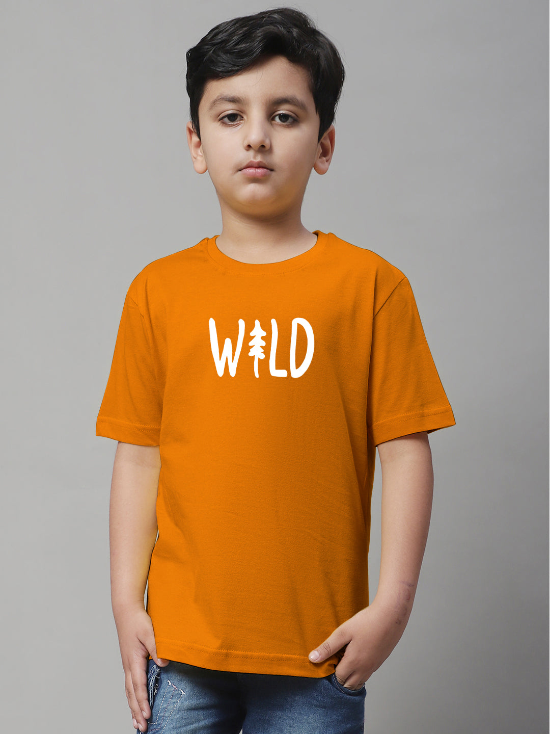 Boys Wild Regular Fit Printed T-Shirt - Friskers