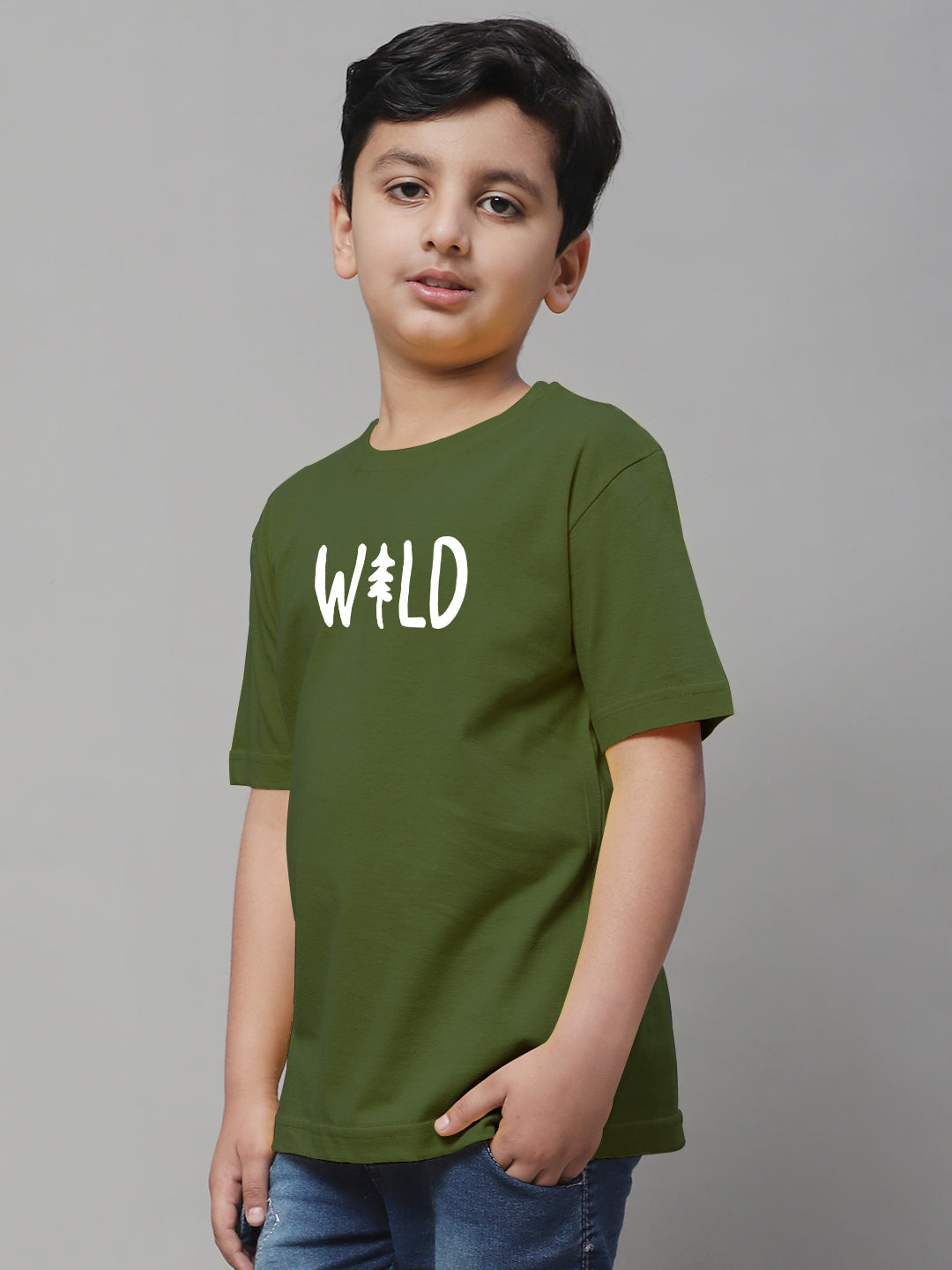 Boys Wild Regular Fit Printed T-Shirt - Friskers