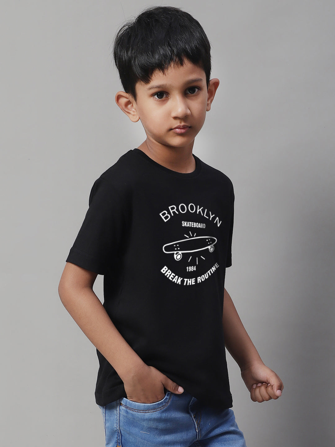 Boys Brooklyn Regular Fit Printed T-Shirt - Friskers