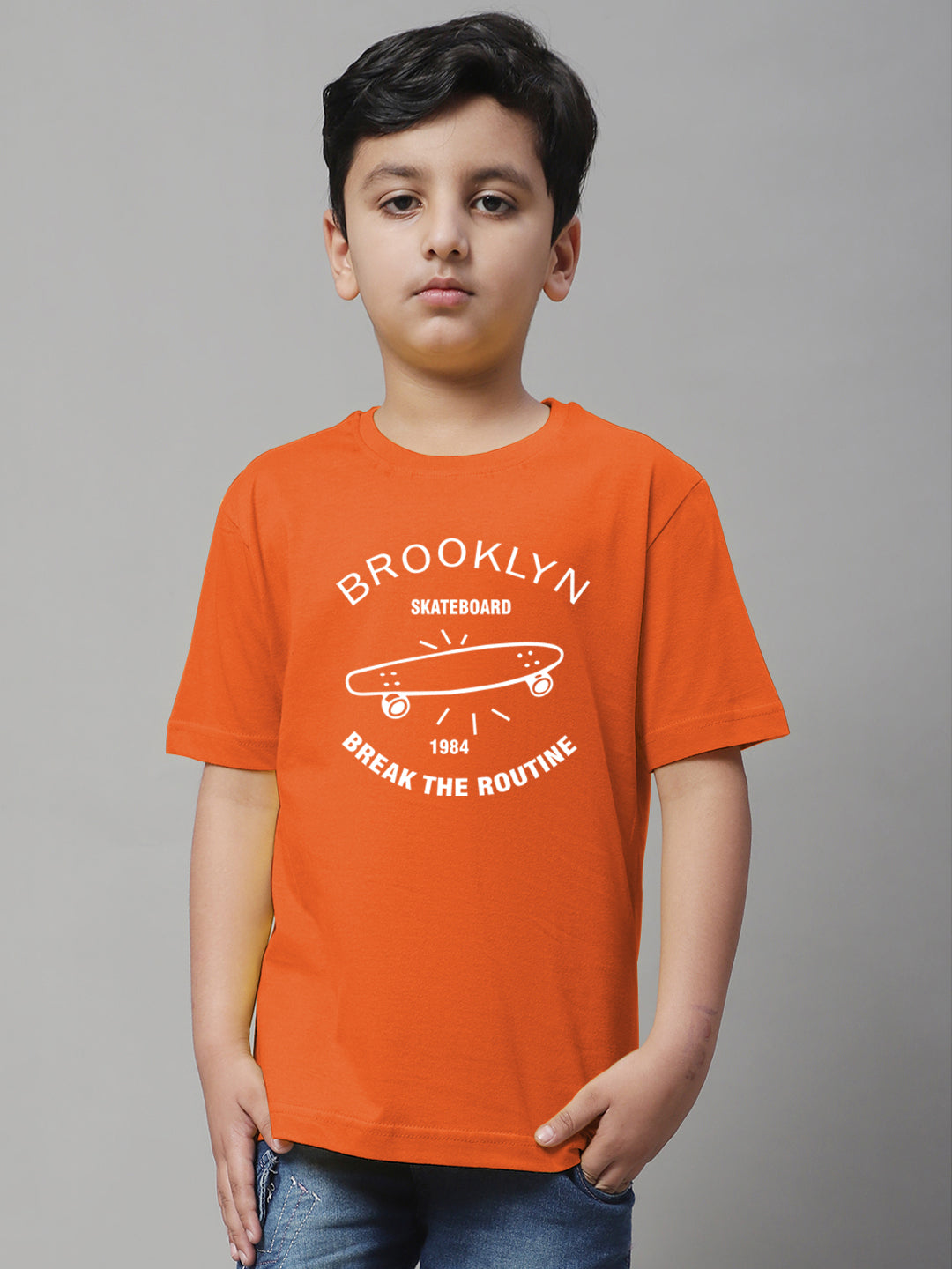 Boys Brooklyn Regular Fit Printed T-Shirt - Friskers
