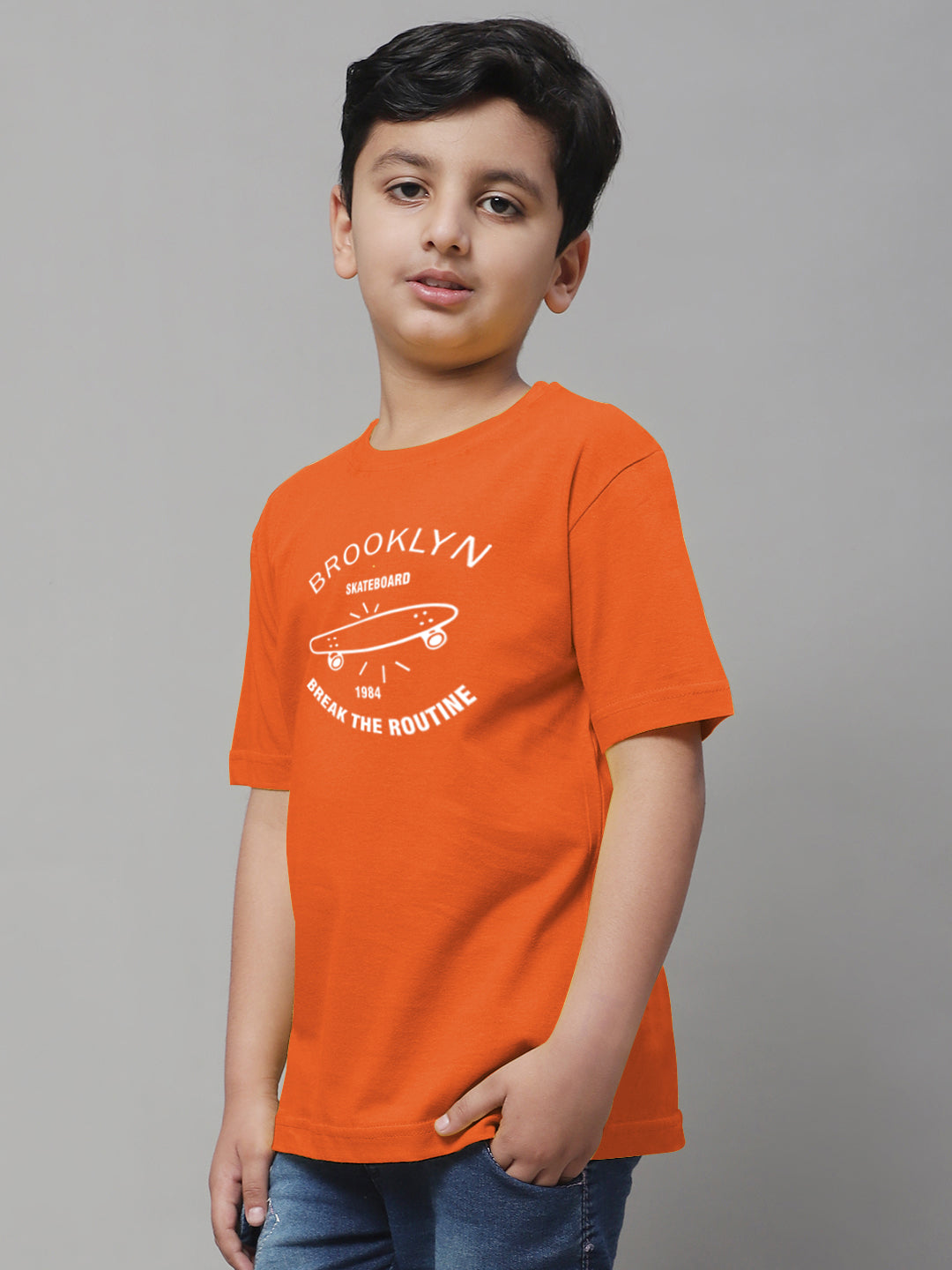 Boys Brooklyn Regular Fit Printed T-Shirt - Friskers