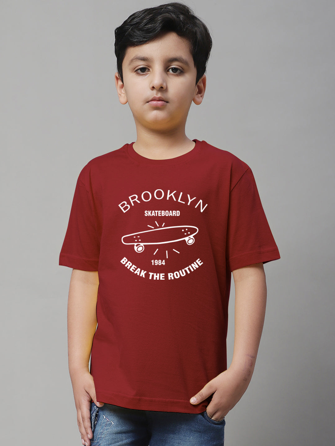 Boys Brooklyn Regular Fit Printed T-Shirt - Friskers
