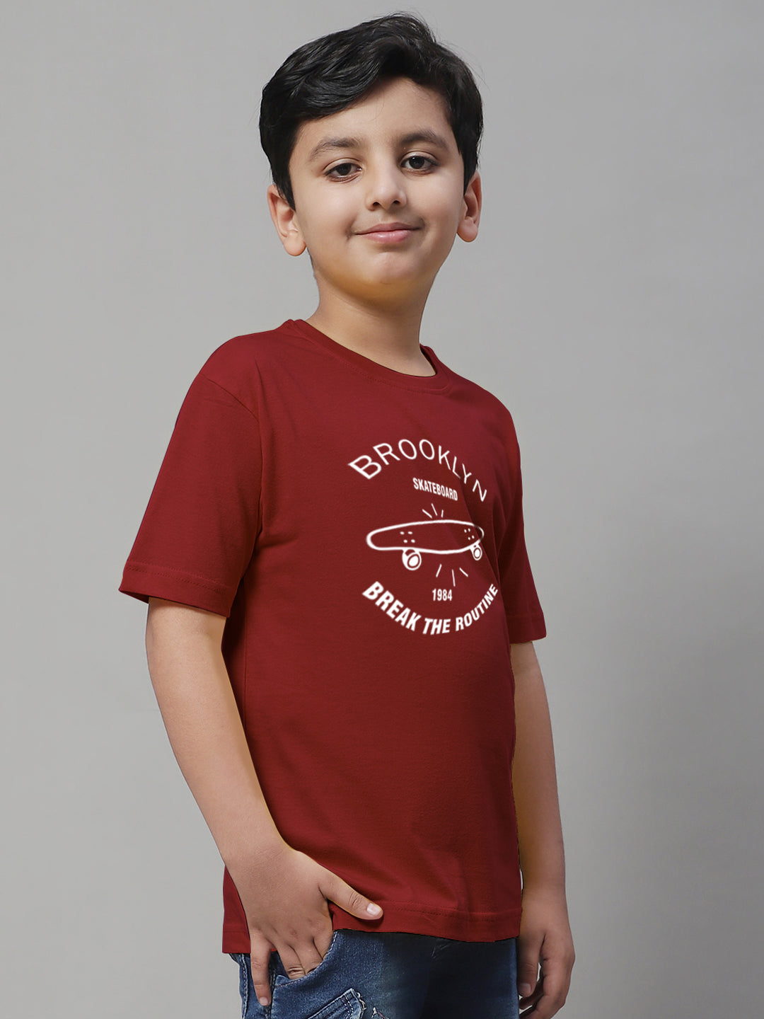 Boys Brooklyn Regular Fit Printed T-Shirt - Friskers