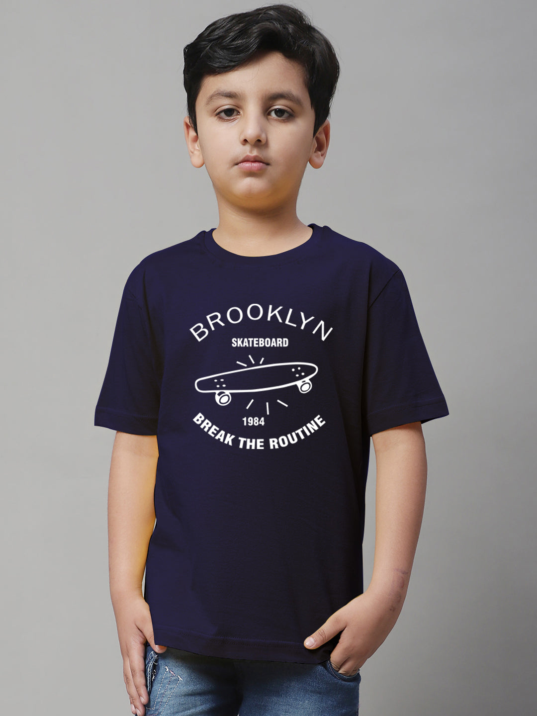 Boys Brooklyn Regular Fit Printed T-Shirt - Friskers