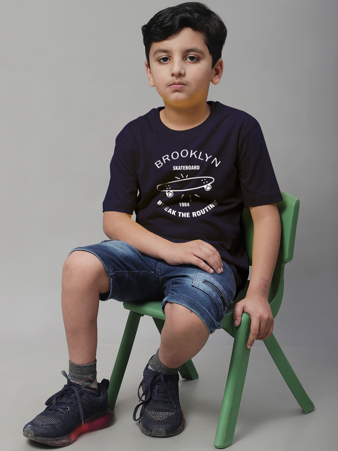 Boys Brooklyn Regular Fit Printed T-Shirt - Friskers