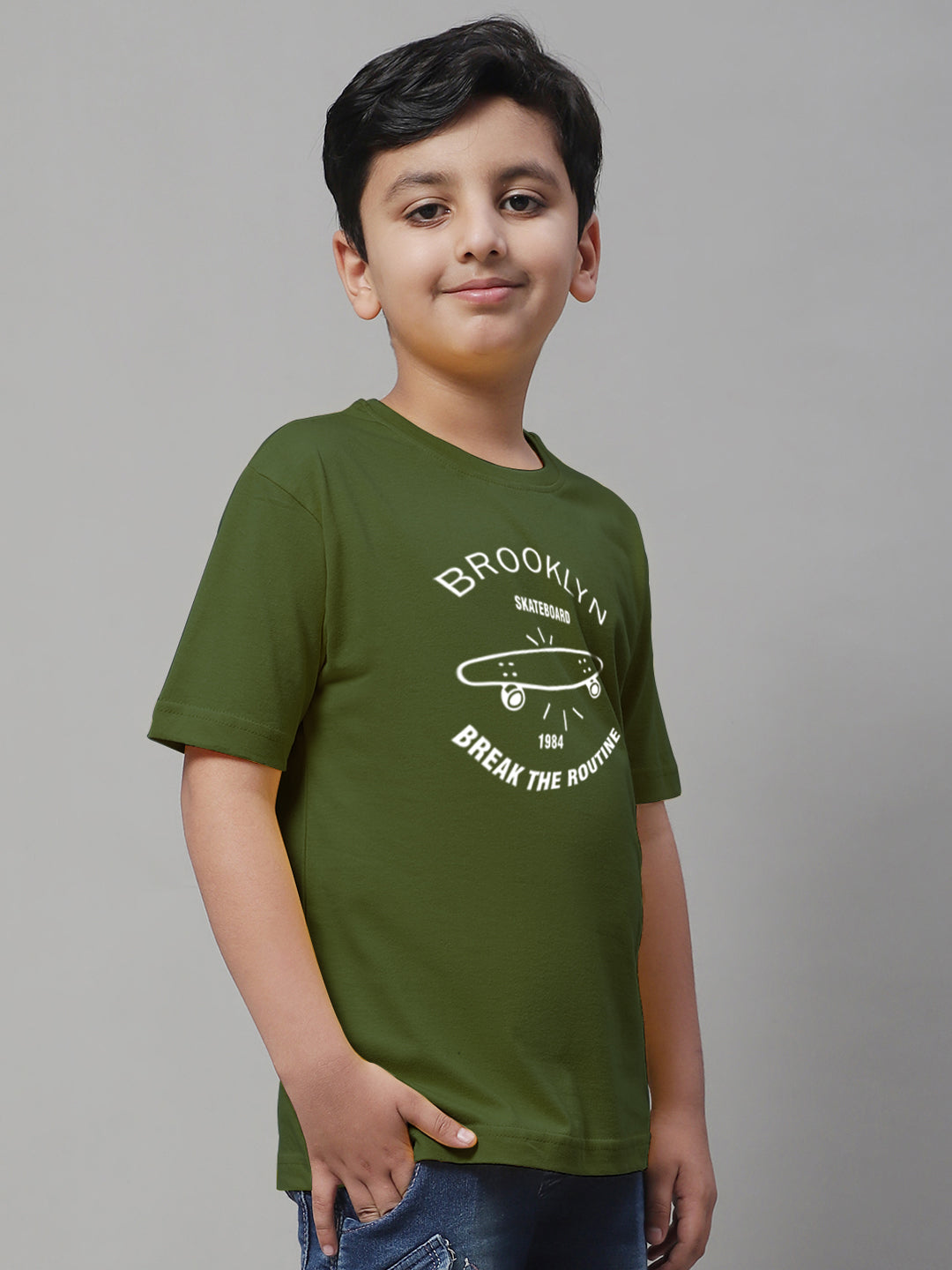 Boys Brooklyn Regular Fit Printed T-Shirt - Friskers